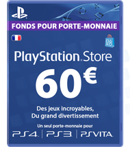 Carte PSN 60 euros FR