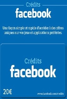 Facebook 20€ Carte prépayée au Maroc